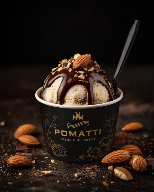 Марципановое мороженое от Pomatti